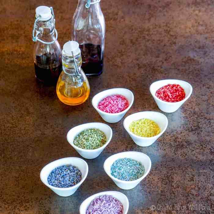 How to color sugar with food coloring