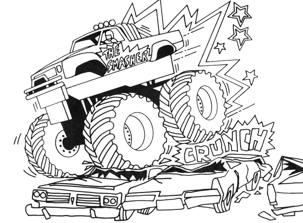 Truck coloring pages