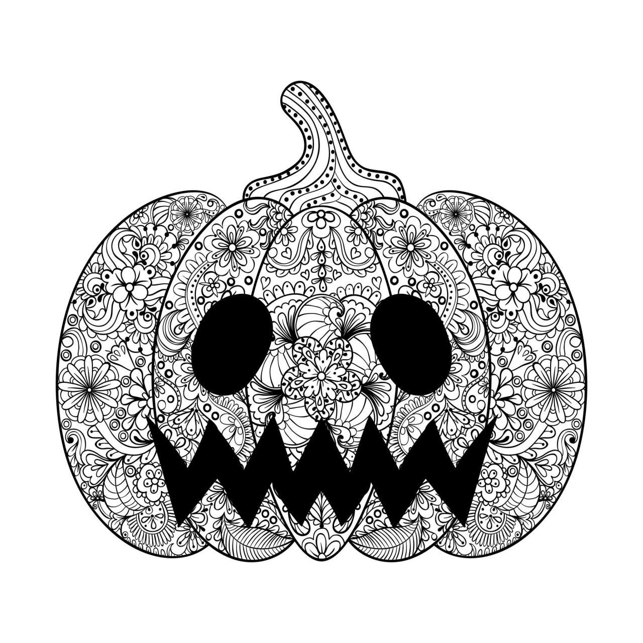 Free halloween coloring pages