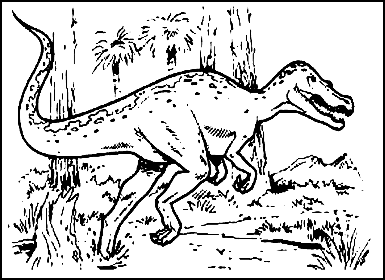 Coloring pages dinosaurs