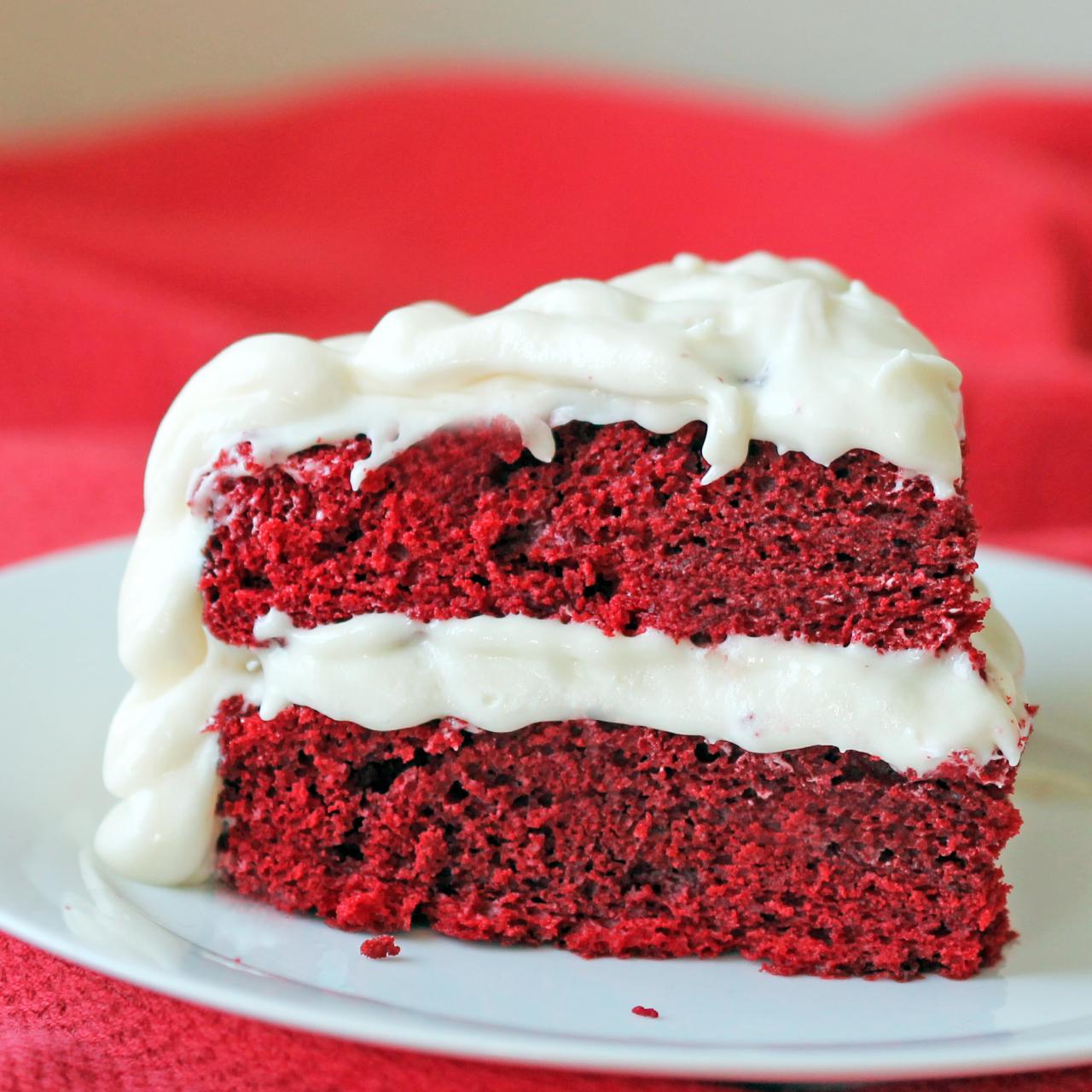 Red food coloring for red velvet cake