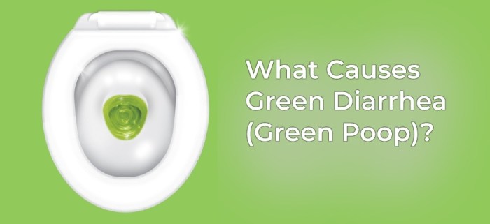 Can green food coloring cause diarrhea