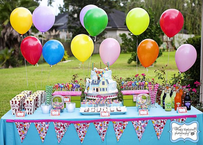 Birthday decoration ideas for table