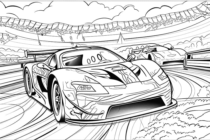 Formula coloring pages car f1 race racing kids cute little vr1 virgin