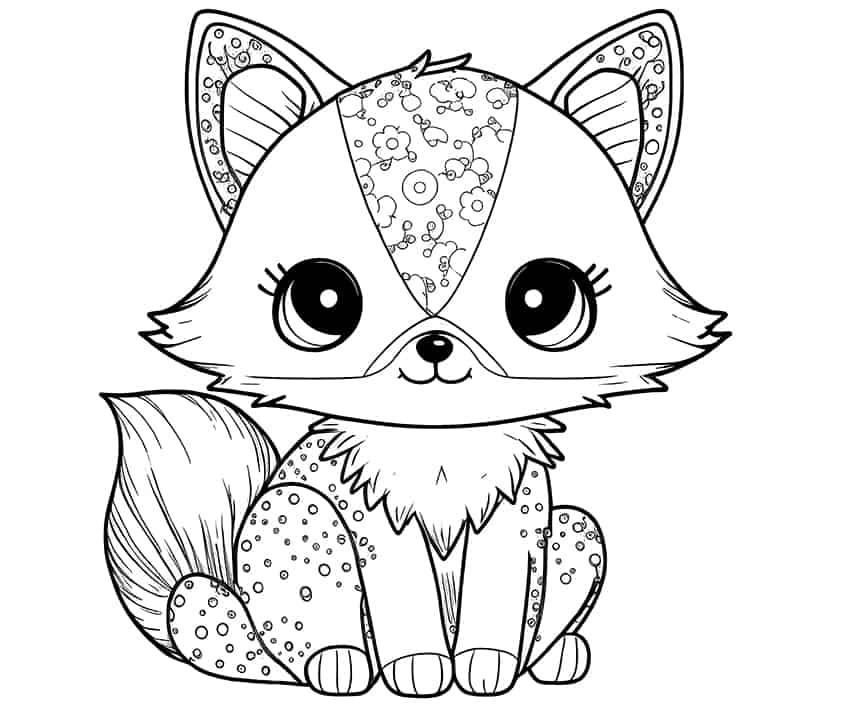 Animal coloring page