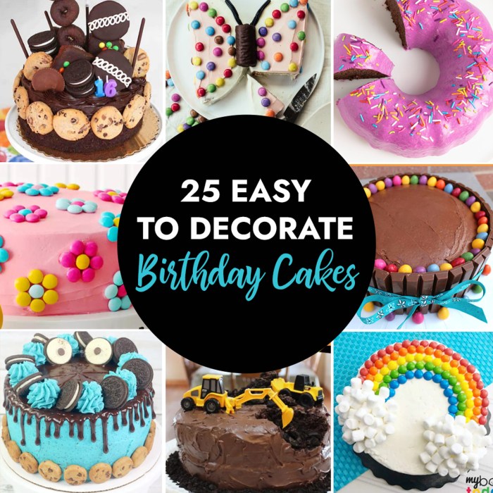 Decoration ideas for birthday cake