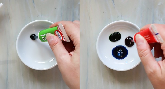 Black food coloring gel