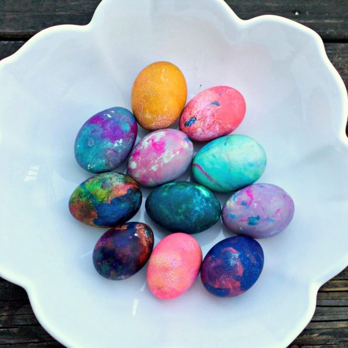 Easter eggs egg dye tie decorating ideas dyed creative easy kids ways towels paper colorful make beautiful cute fun diy