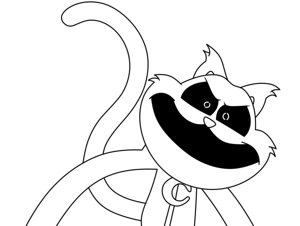 Catnap coloring page