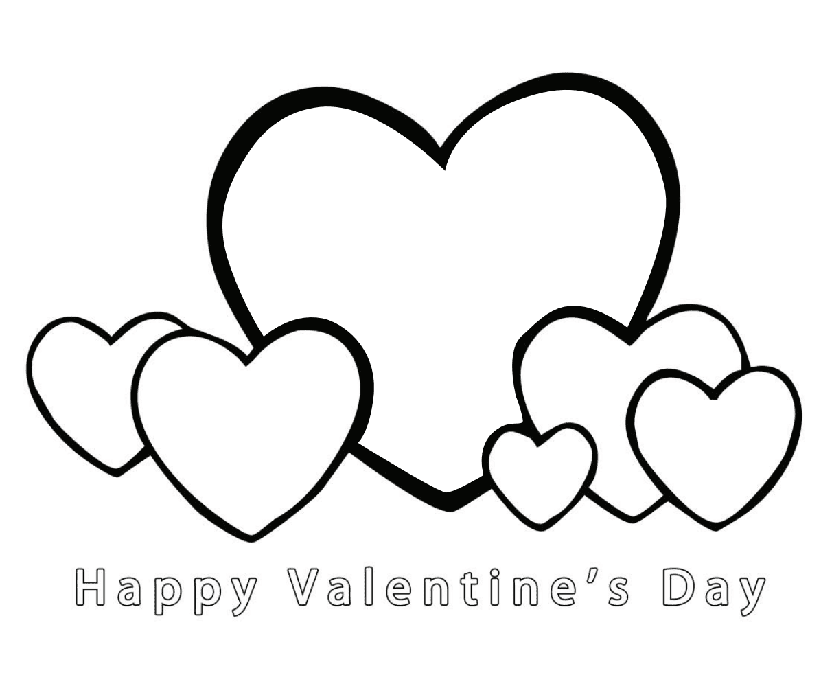 Valentines day coloring pages