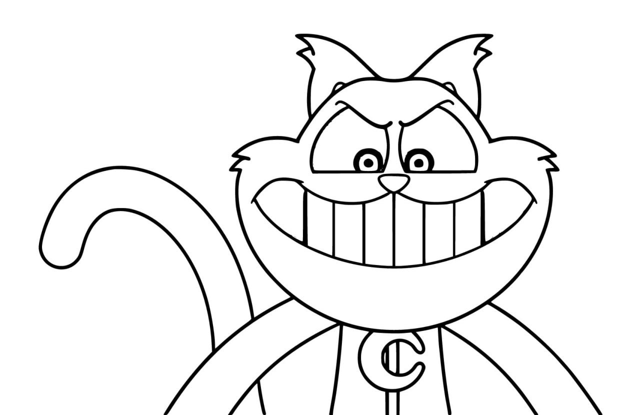 Catnap coloring page