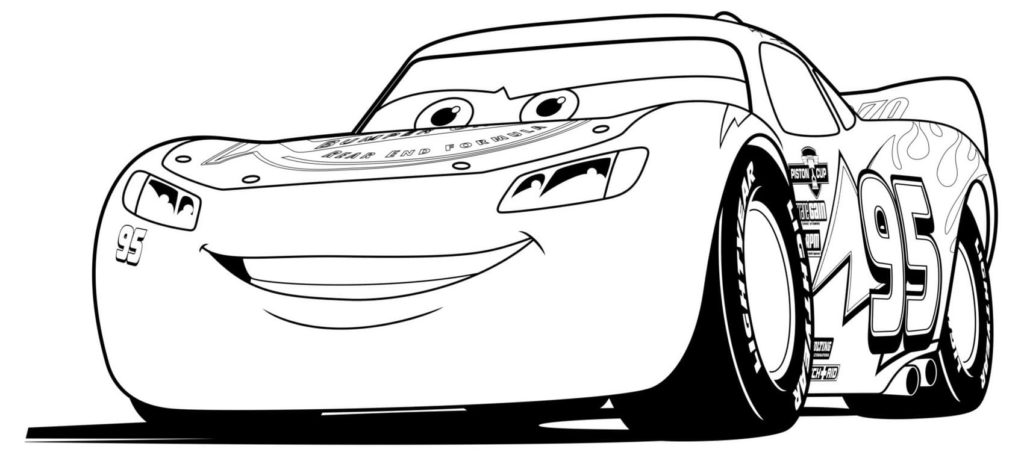 Mcqueen lightning coloring pages car wonder day