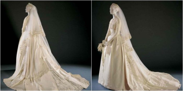 Grace kelly's wedding dress and accessories