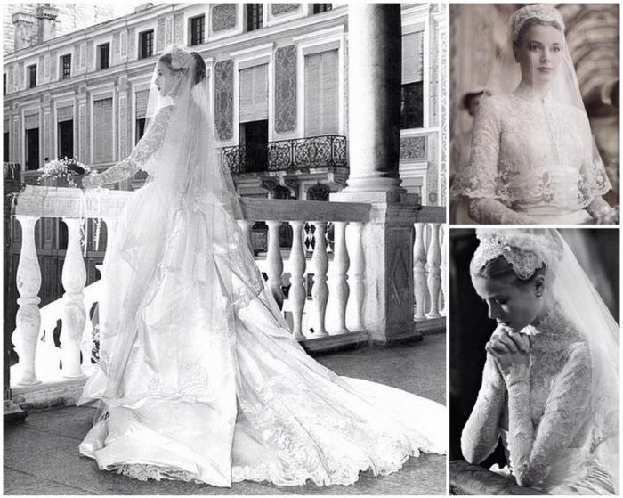 Grace kelly wedding dress princess years kellys 1956 dresses monaco gown fashion bridal style rose inspired helen day black her