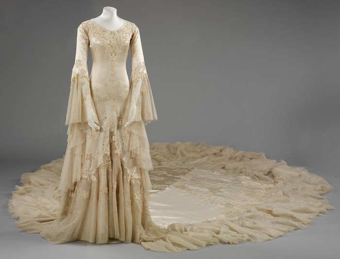 Gilded age wedding dress