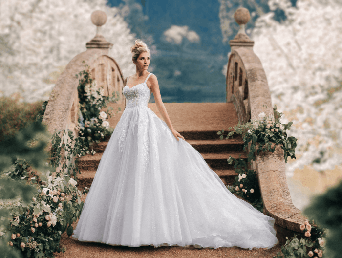 Fairytale wedding dresses with sleeves