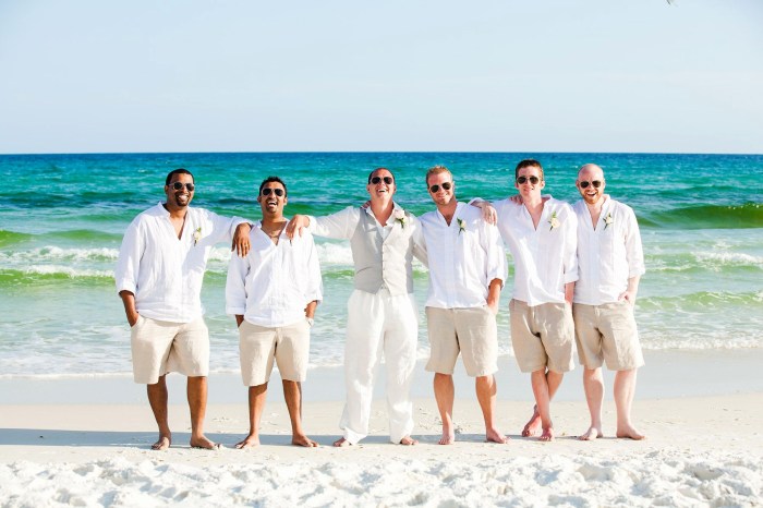 Groom dress for beach wedding