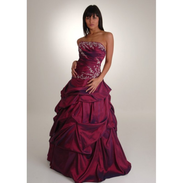 Fuchsia dresses for wedding