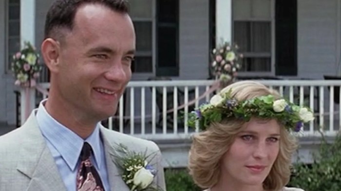 Jenny's wedding dress forrest gump